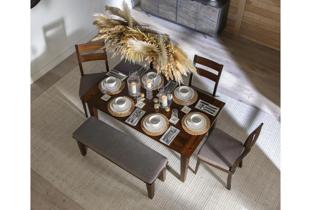 Elle 65" Dining With Bench + Side Chair Set For 6 - Image 7