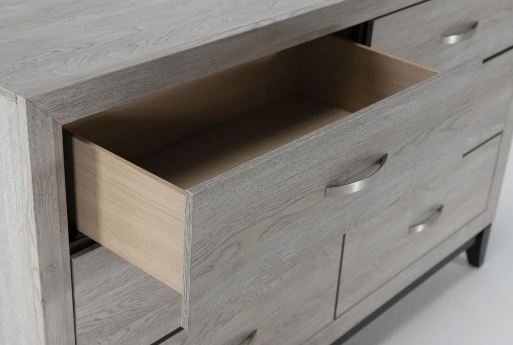 Finley White 6 Drawer Dresser - Image 3