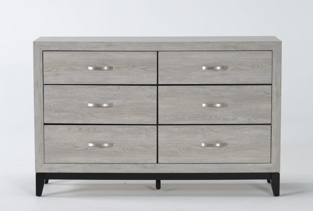 Finley White 6 Drawer Dresser