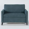 Mikayla Teal 48" Twin Sofa Sleeper