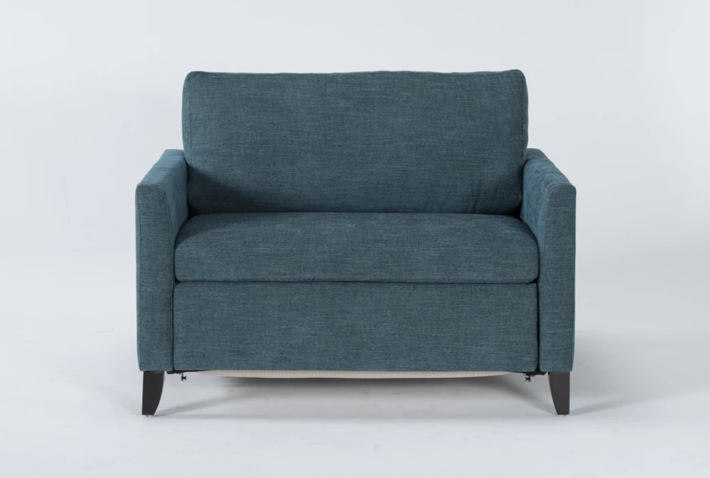 Mikayla Teal 48" Twin Sofa Sleeper