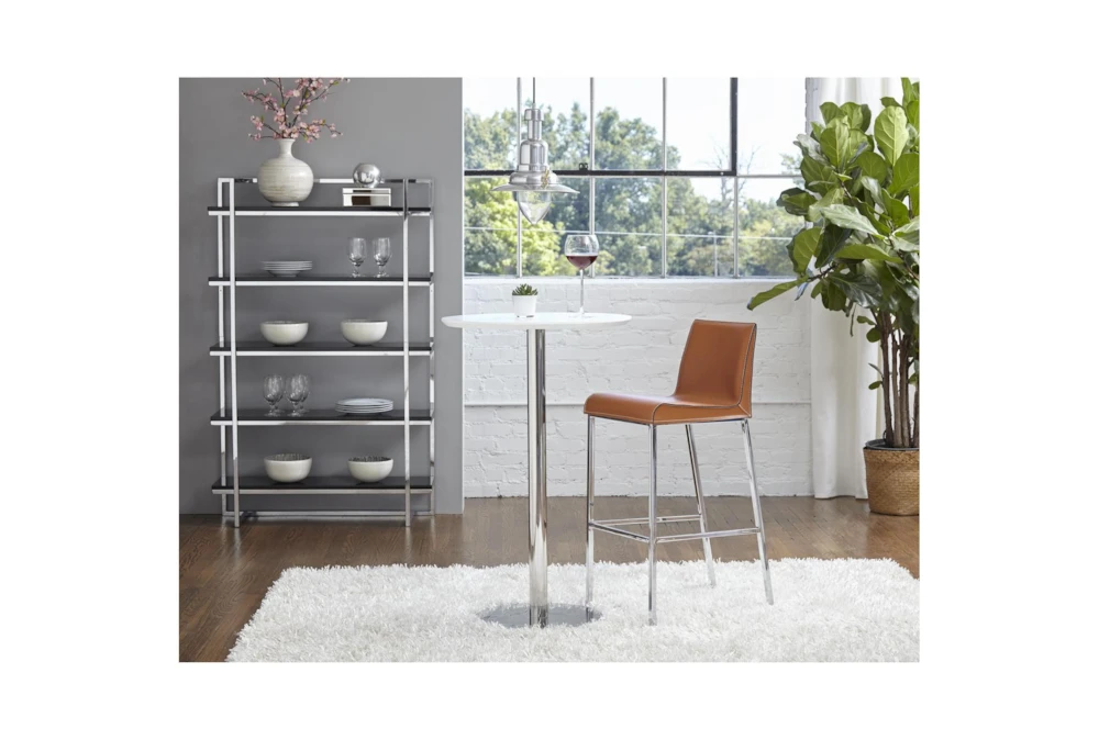 Carlsbad Black And Chrome 62" Bookcase - Image 3