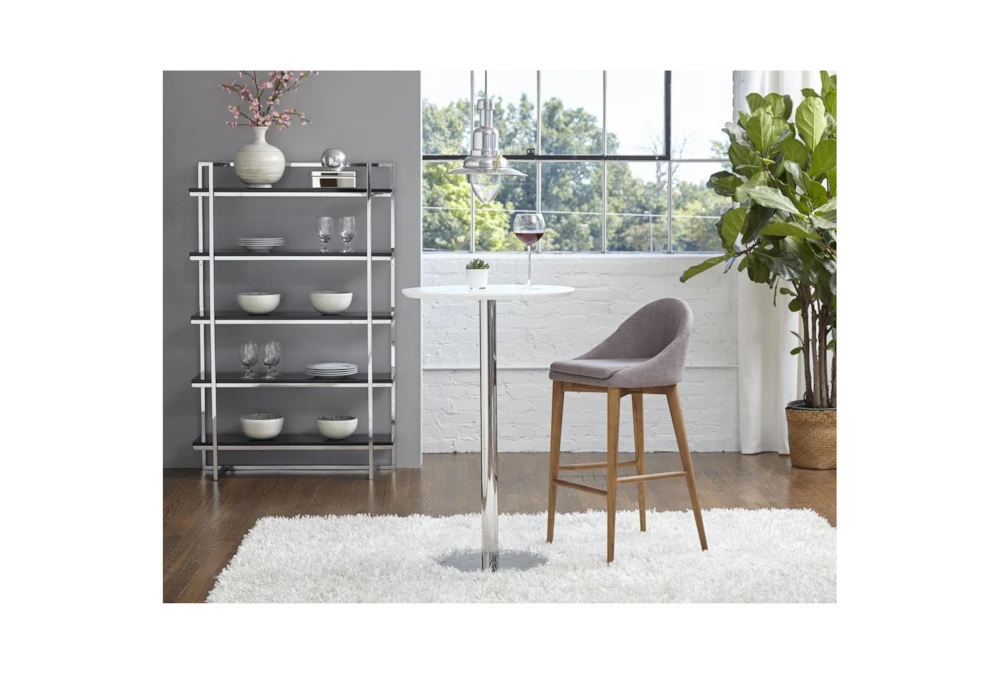 Carlsbad Black And Chrome 62" Bookcase - Image 4