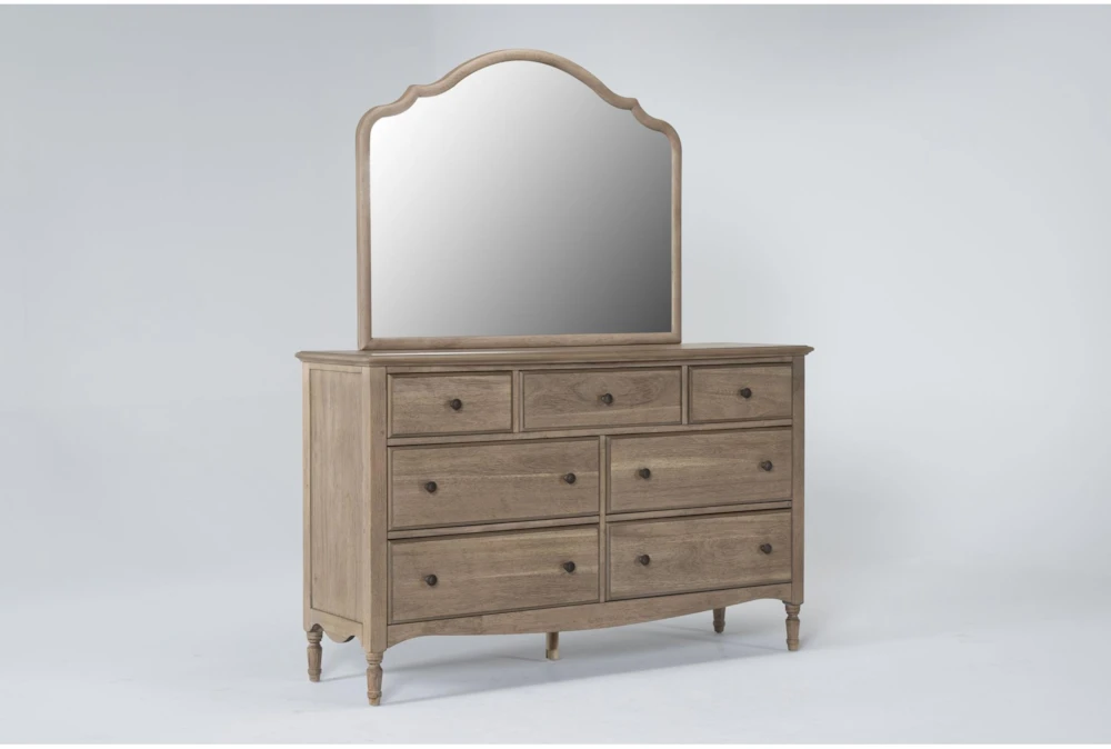Deliah 7 Drawer Dresser/Mirror - Image 2