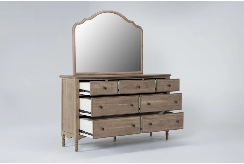Deliah 7 Drawer Dresser/Mirror - Image 3