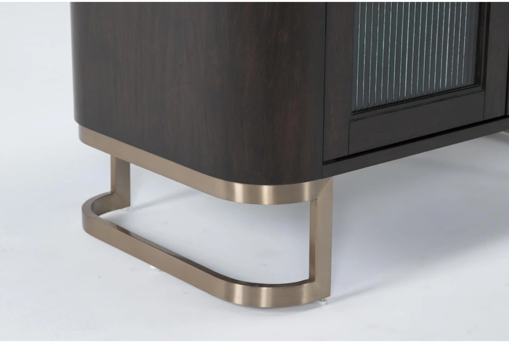 Palladium Reeded Door Accent Cabinet - Image 6