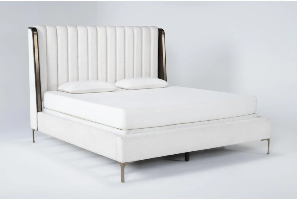 Palladium Queen Shelter Upholstered Bed - Image 2