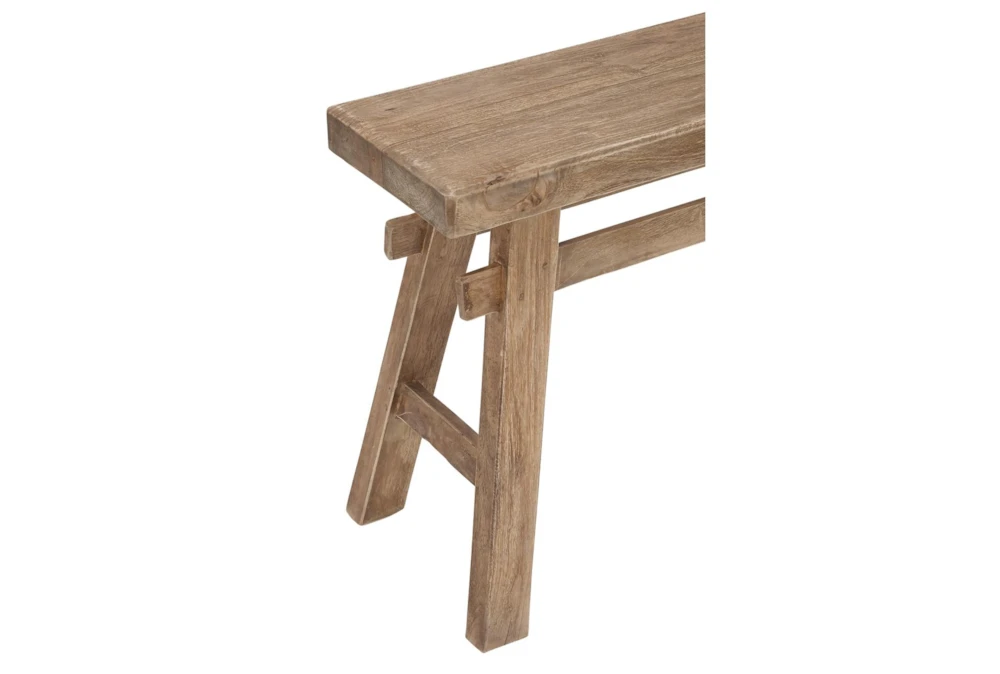 47" Mahogony Wood Saw Horse Bench - Image 3