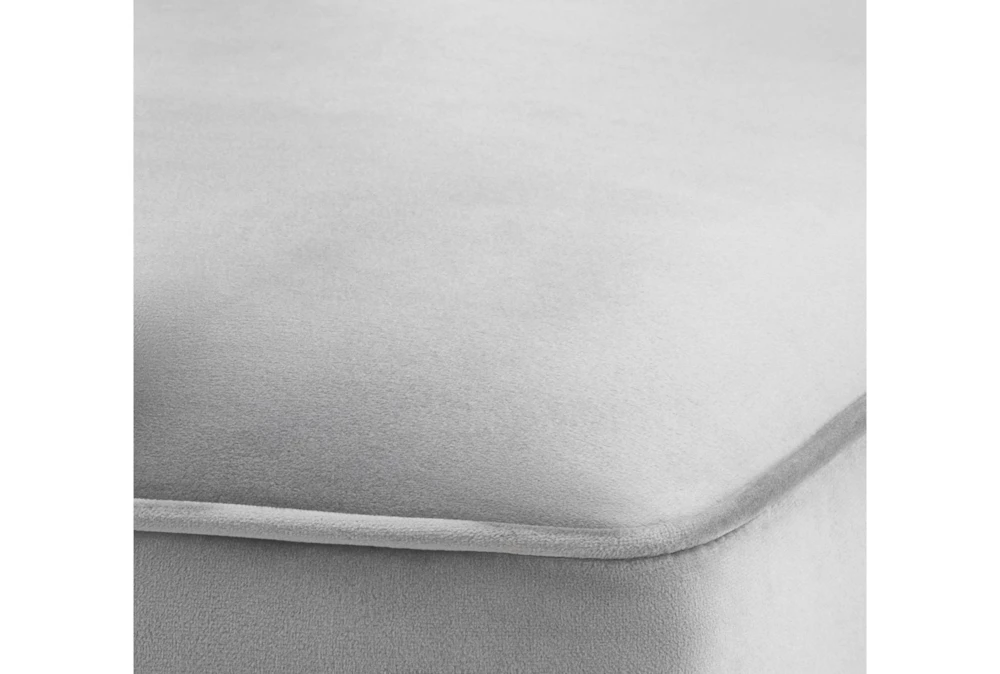 Natasha Grey Velvet Dining Chair - Image 3