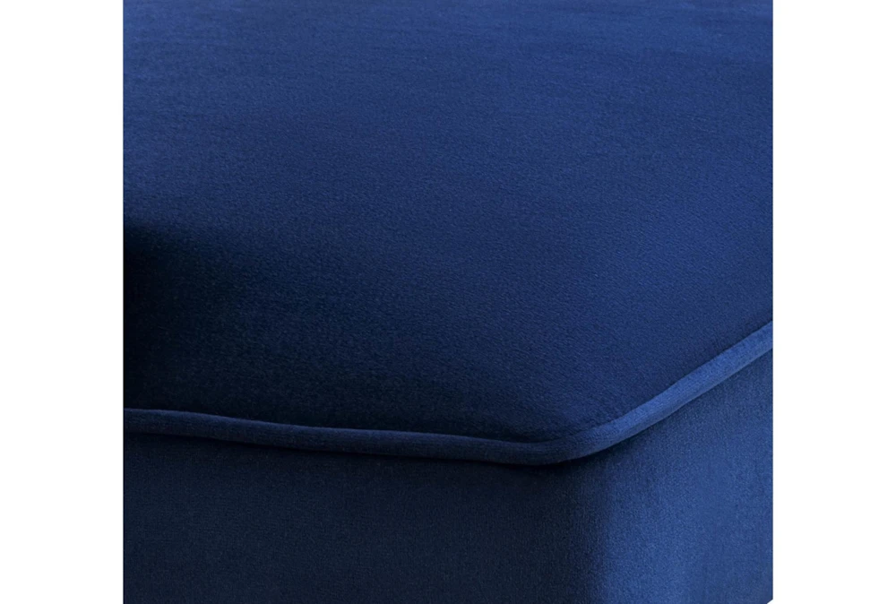 Natasha Navy Velvet Dining Chair - Image 4