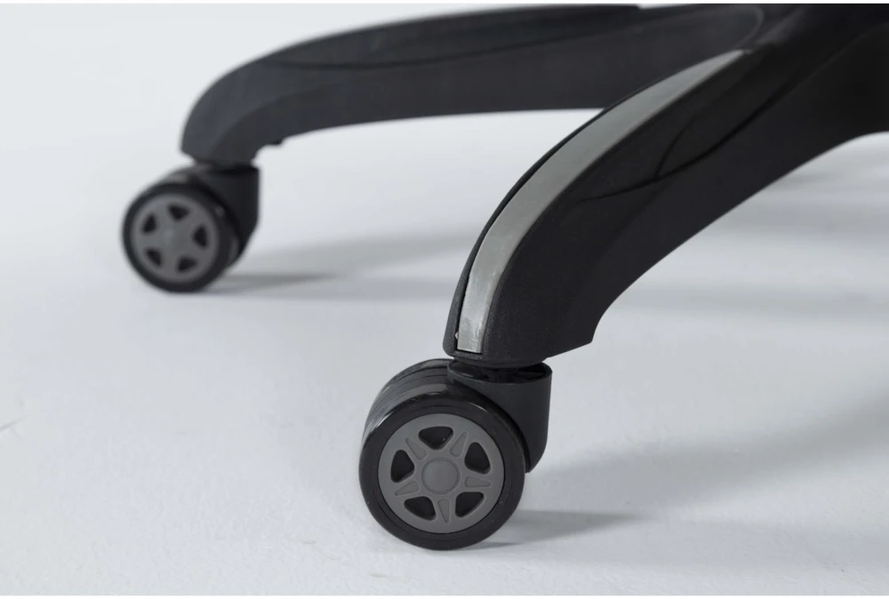 Theory Black Gaming Chair With Red Trim - Image 6