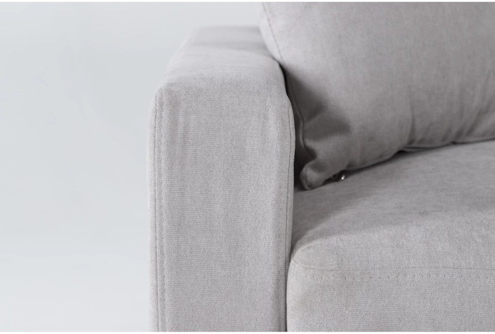 Pascal II Light Gray 91" Queen Convertible Sofa Sleeper - Image 5