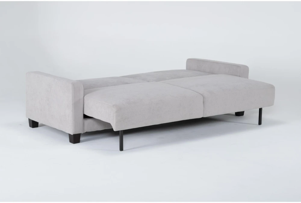 Pascal II Light Gray 91" Queen Convertible Sofa Sleeper - Image 8