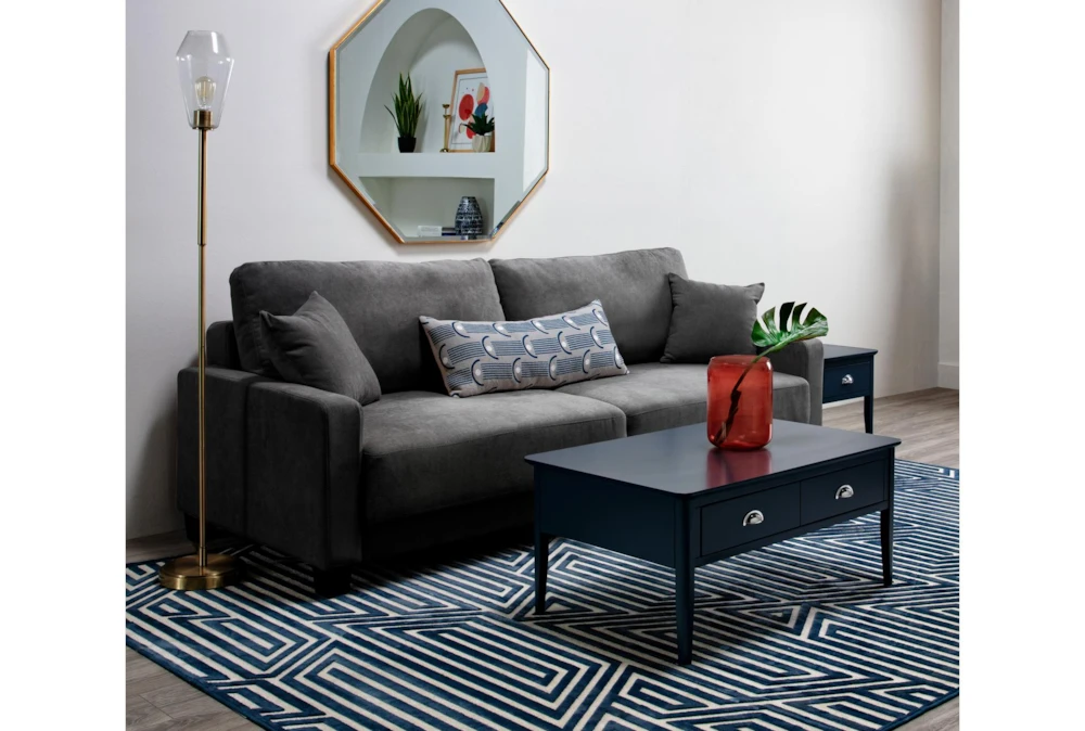 Pascal II Granite 91" Queen Convertible Sofa Sleeper - Image 10