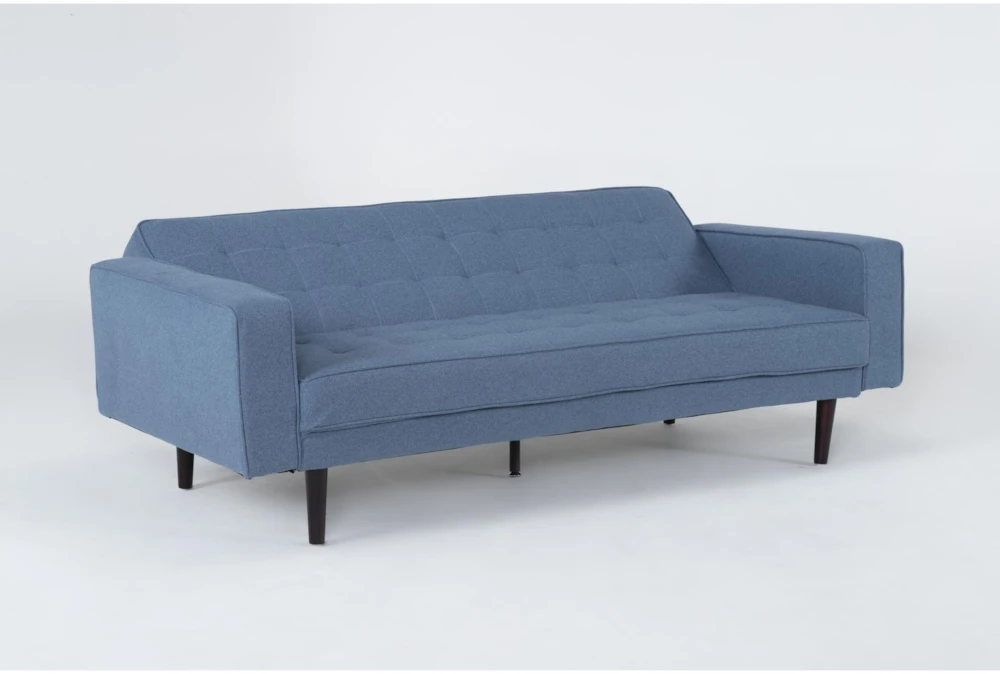 Petula II Blue 85" Convertible Sofa Bed - Image 3