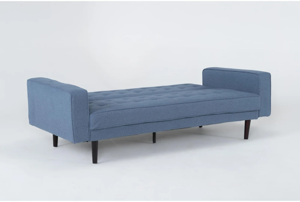 Petula II Blue 85" Convertible Sofa Bed - Image 4