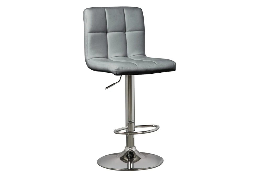 Alyssa Gray Adjustable Swivel Bar Stool