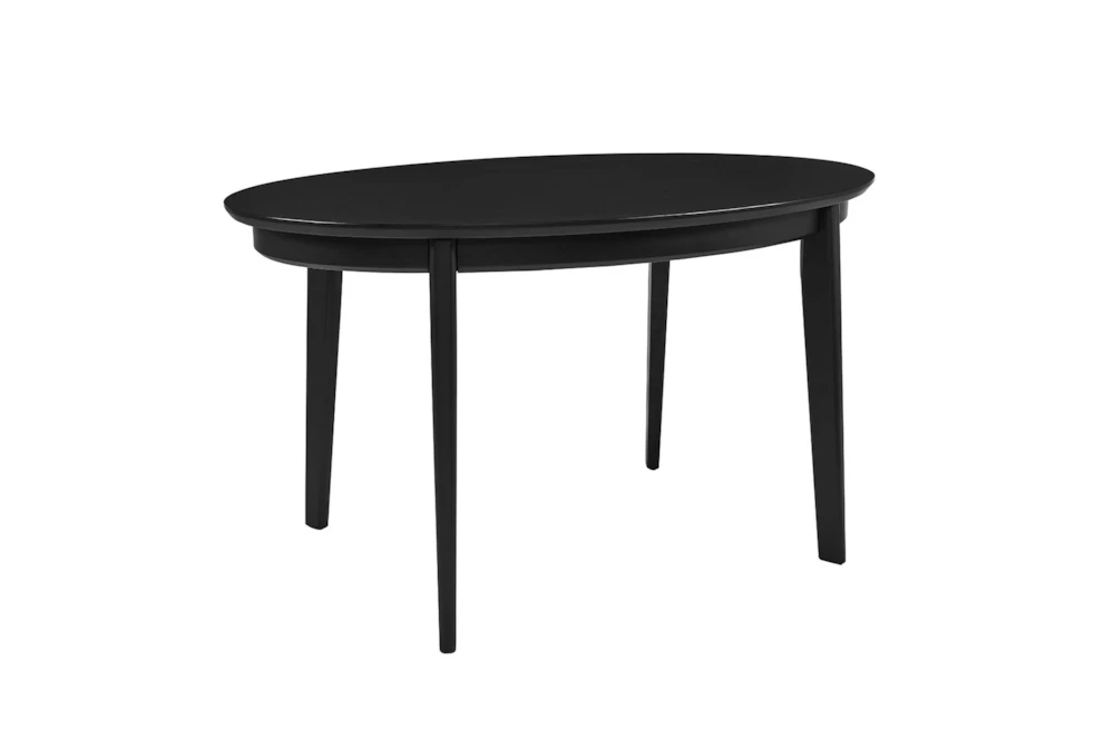 Weber Matte Black 54" Oval Dining Table - Image 2