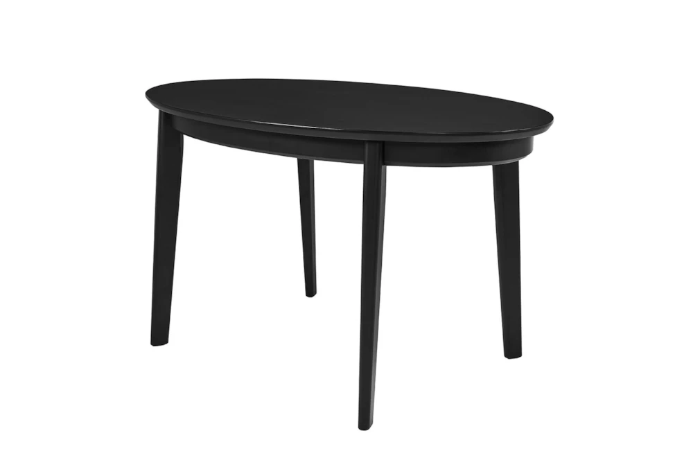 Weber Matte Black 54" Oval Dining Table - Image 4