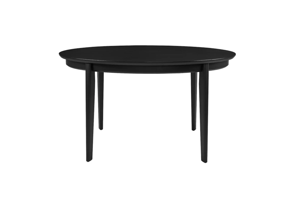 Weber Matte Black 54" Oval Dining Table