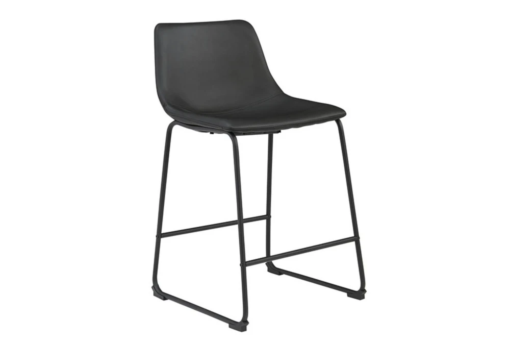 Edison Black 24" Counter Stool Set Of 2