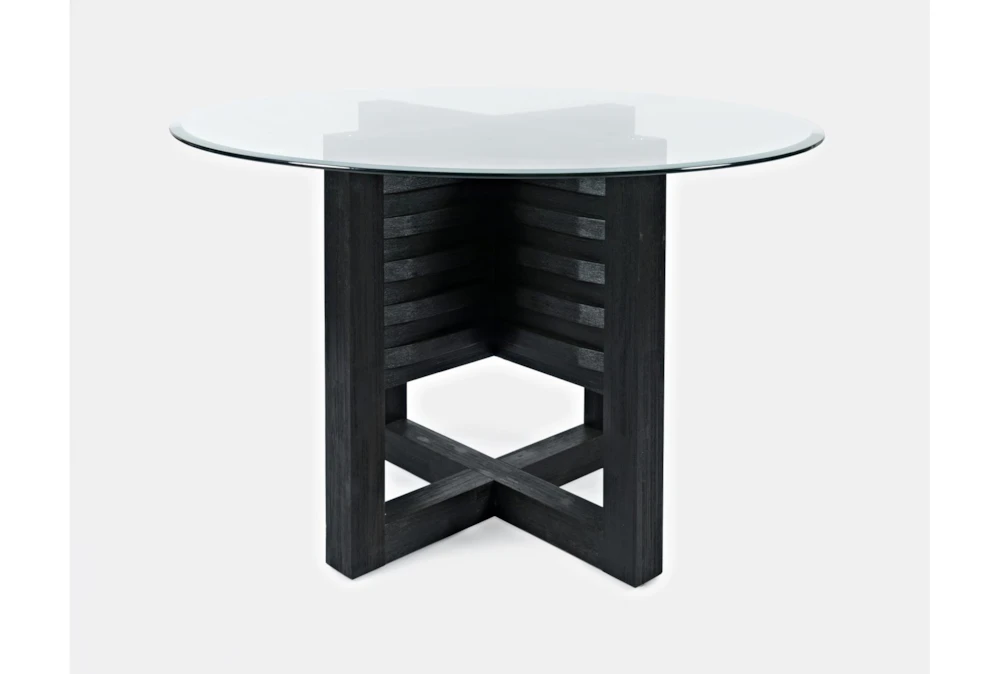 Zachar Charcoal 48" Round Counter Table