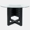 Zachar Charcoal 48" Round Dining Table