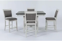 Sutton White Counter Set For 4