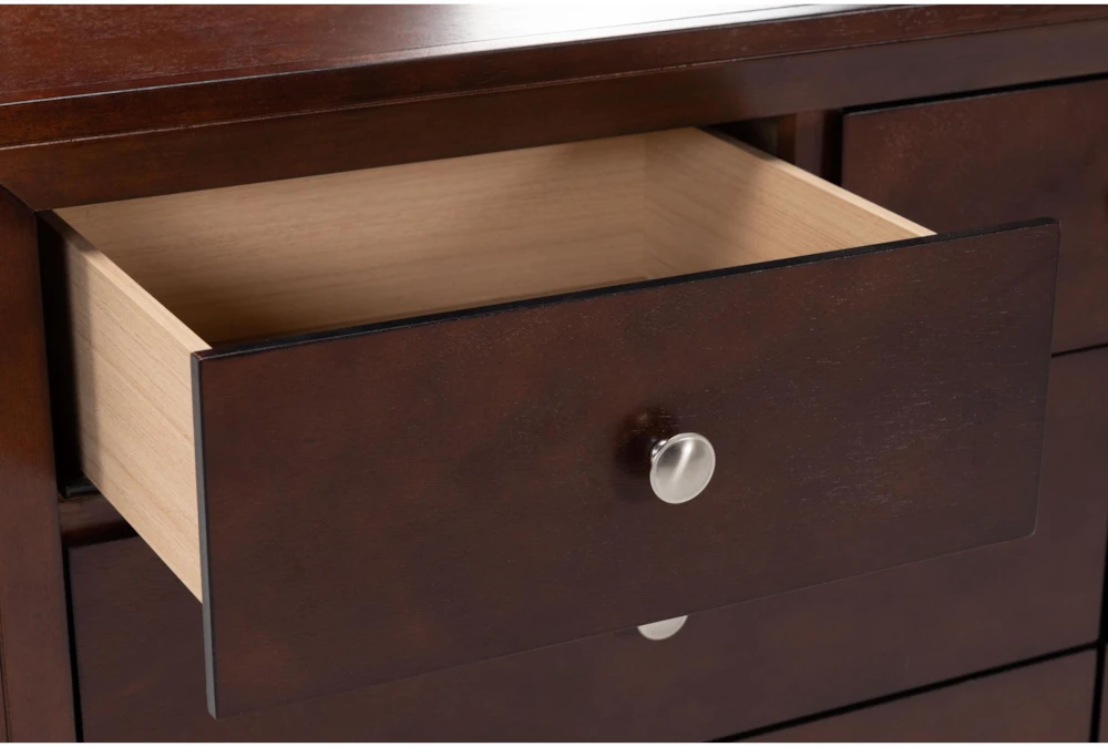 Eva Brown 9 Drawer Dresser - Image 5