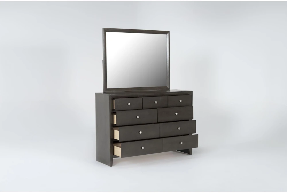Eva Grey 9 Drawer Dresser/Mirror - Image 3