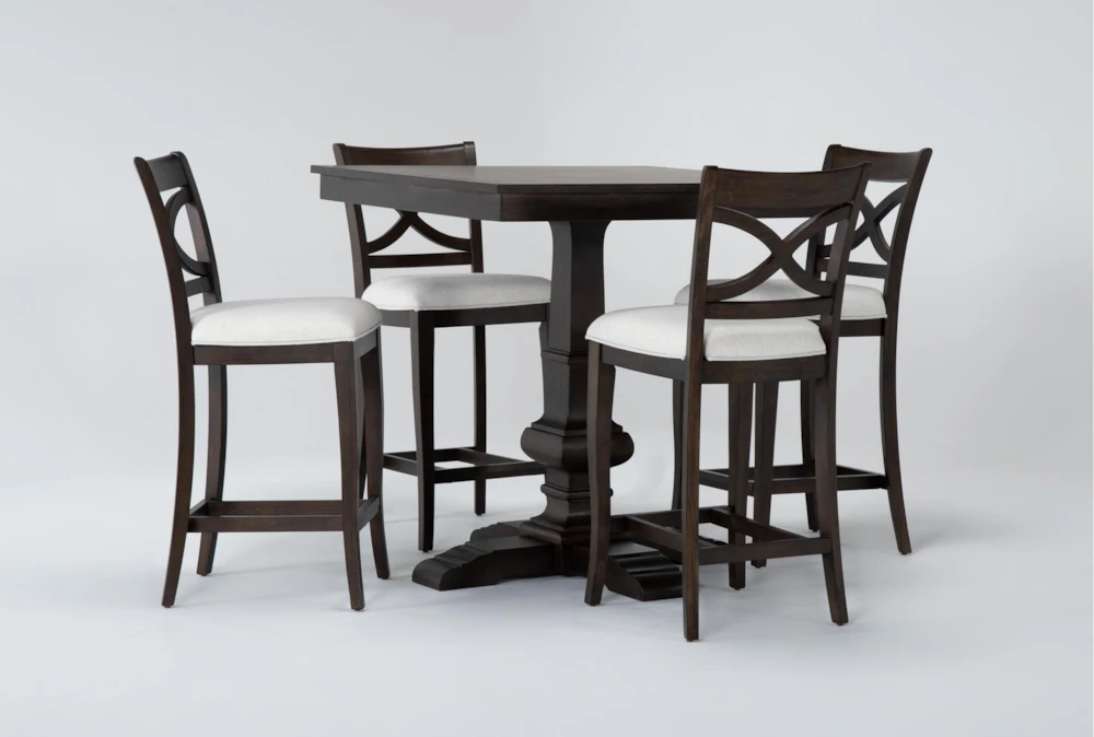 Sorensen 42" Bar Table Set For 4 - Image 2