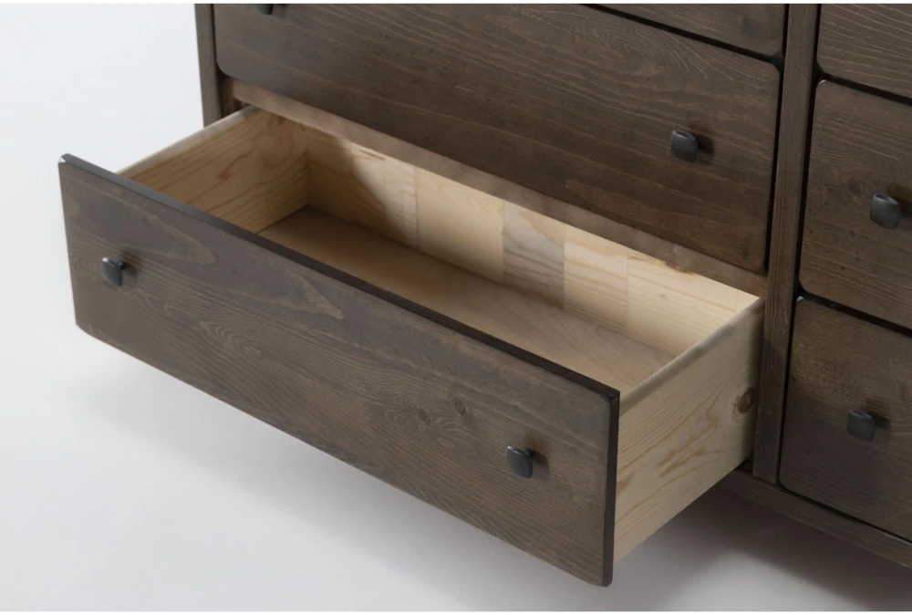 Marco Brown 6 Drawer Dresser/Mirror - Image 4