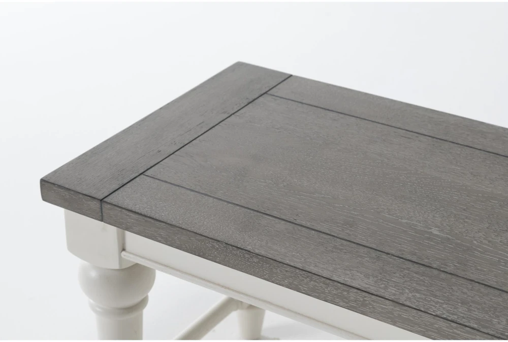 Edward 60" Two Tone Dining Bench - Image 4