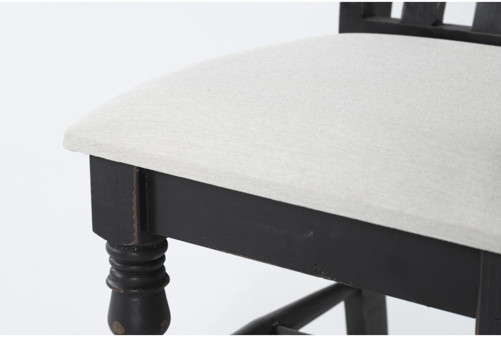 Verona Ant Black Slat Back Chair - Image 5