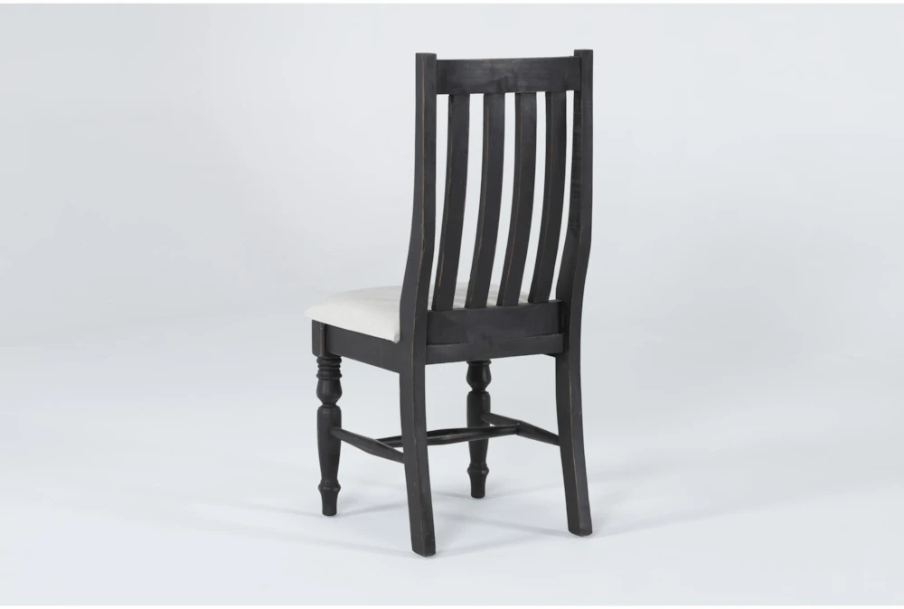 Verona Ant Black Slat Back Chair - Image 3