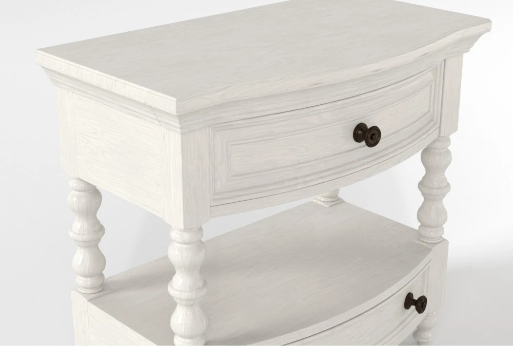 Sophia II King Upholstered Panel 3 Piece Bedroom Set With 2 Kincaid Open Nightstands - Image 4