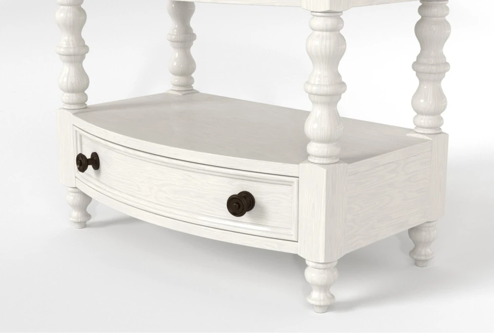 Sophia II King Upholstered Panel 3 Piece Bedroom Set With 2 Kincaid Open Nightstands - Image 5