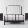 Knox Cal King Metal 3 Piece Bedroom Set With 2 Rowan Nightstands