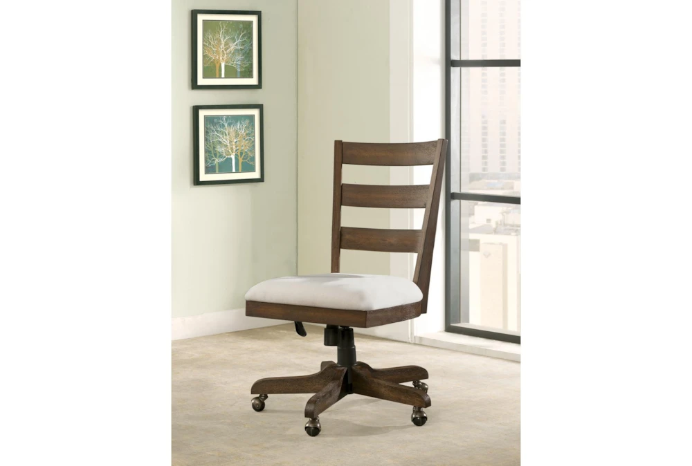 Regis Brown Office Chair - Image 4