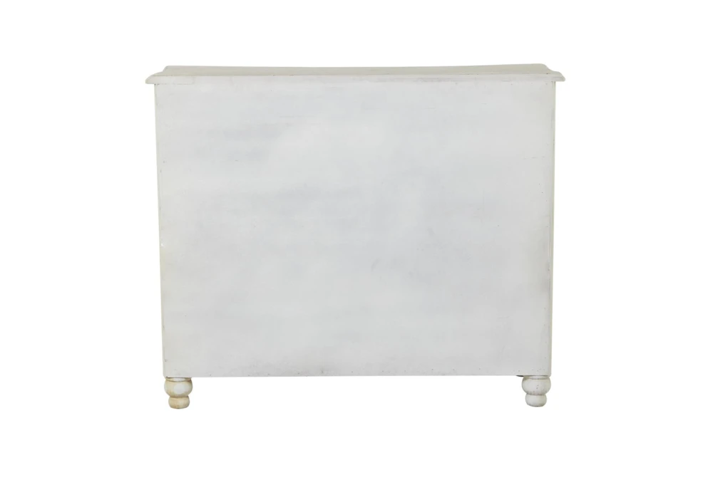 42X35 Cream Chinese Fir Wood Cabinet - Image 3