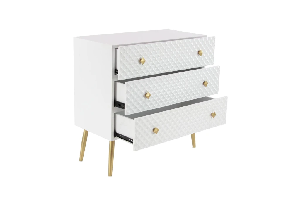 White Wood Cabinet - Image 2