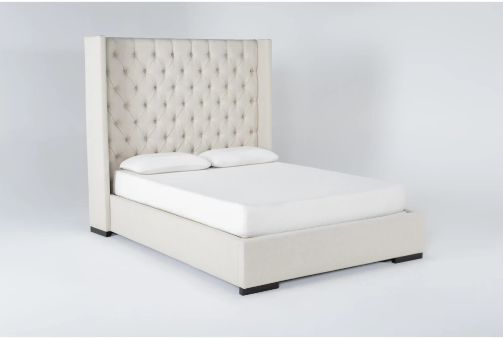Halle King Hand Tufted Upholstered Shelter Bed - Image 2
