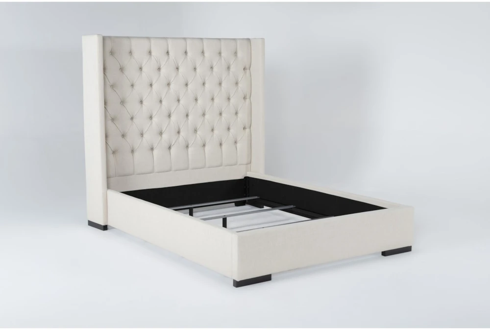 Halle King Hand Tufted Upholstered Shelter Bed - Image 3