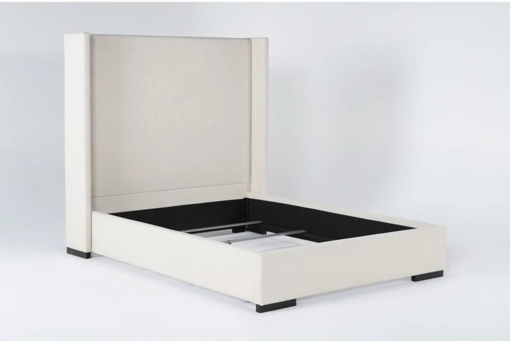 Halle California King Upholstered Shelter Bed - Image 3