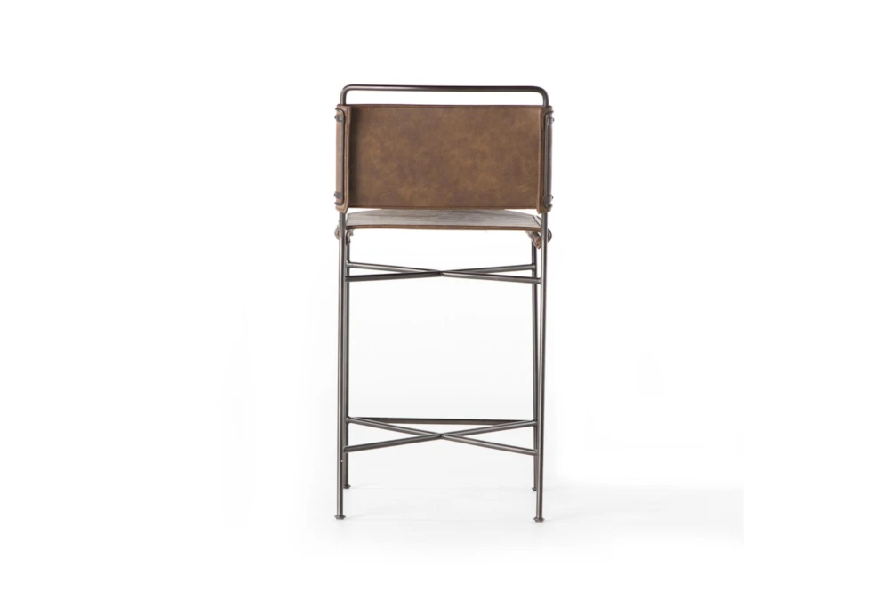 Wendy Distressed Brown Counter Stool - Image 9