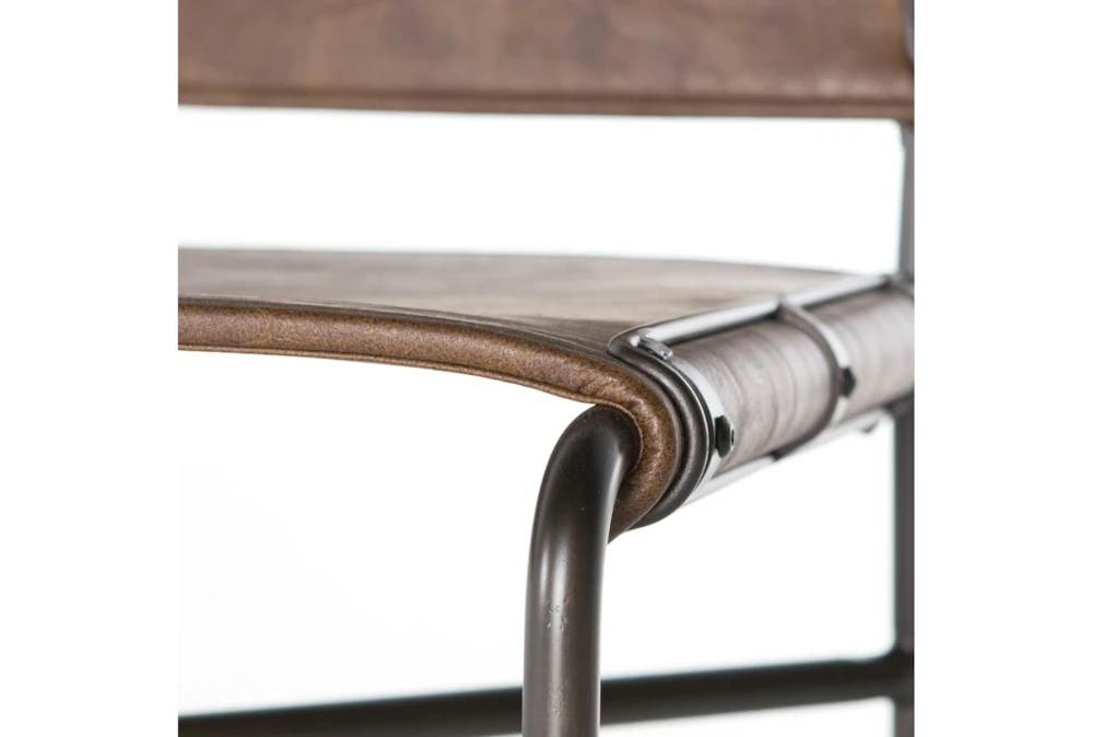 Wendy Distressed Brown Counter Stool - Image 5