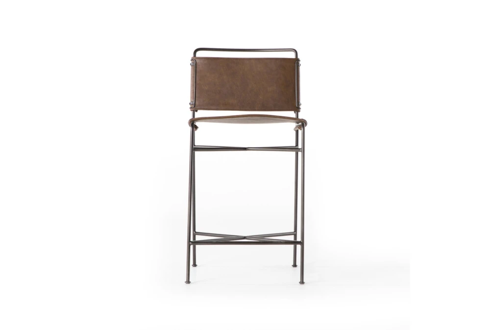 Wendy Distressed Brown Counter Stool - Image 2