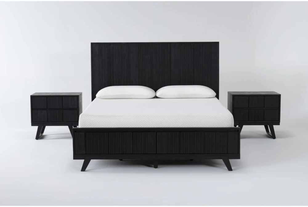 Joren King Storage 3 Piece Bedroom Set With 2 Nightstands