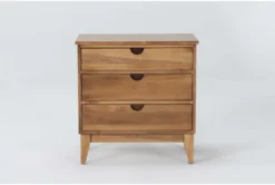 Serenity Toffee 3-Drawer Nightstand