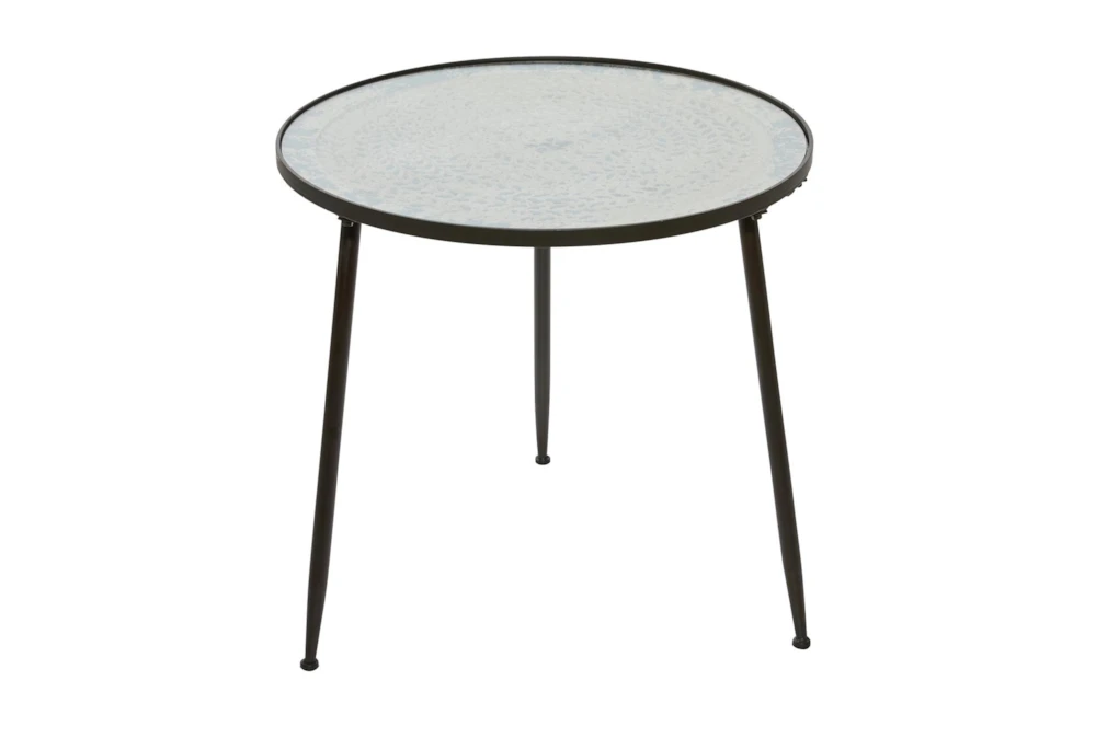 24X23 Black Iron Accent Table - Image 2